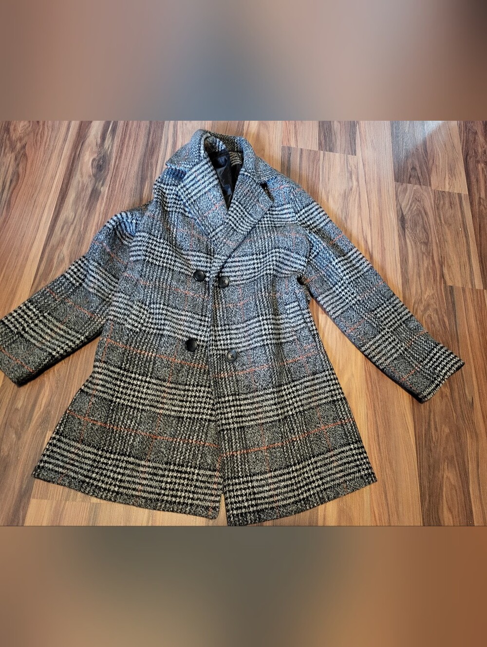 Medium Dressy Grey Plaid Jacket
